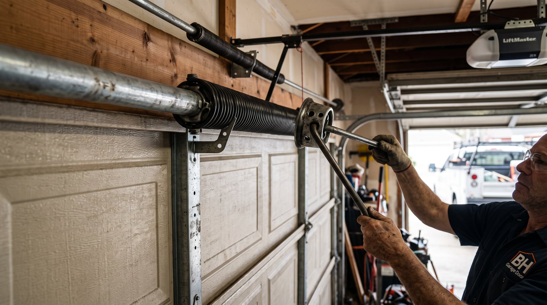 Torsion spring replacement — BH Garage Door Metro Detroit, Metro Detroit, MI